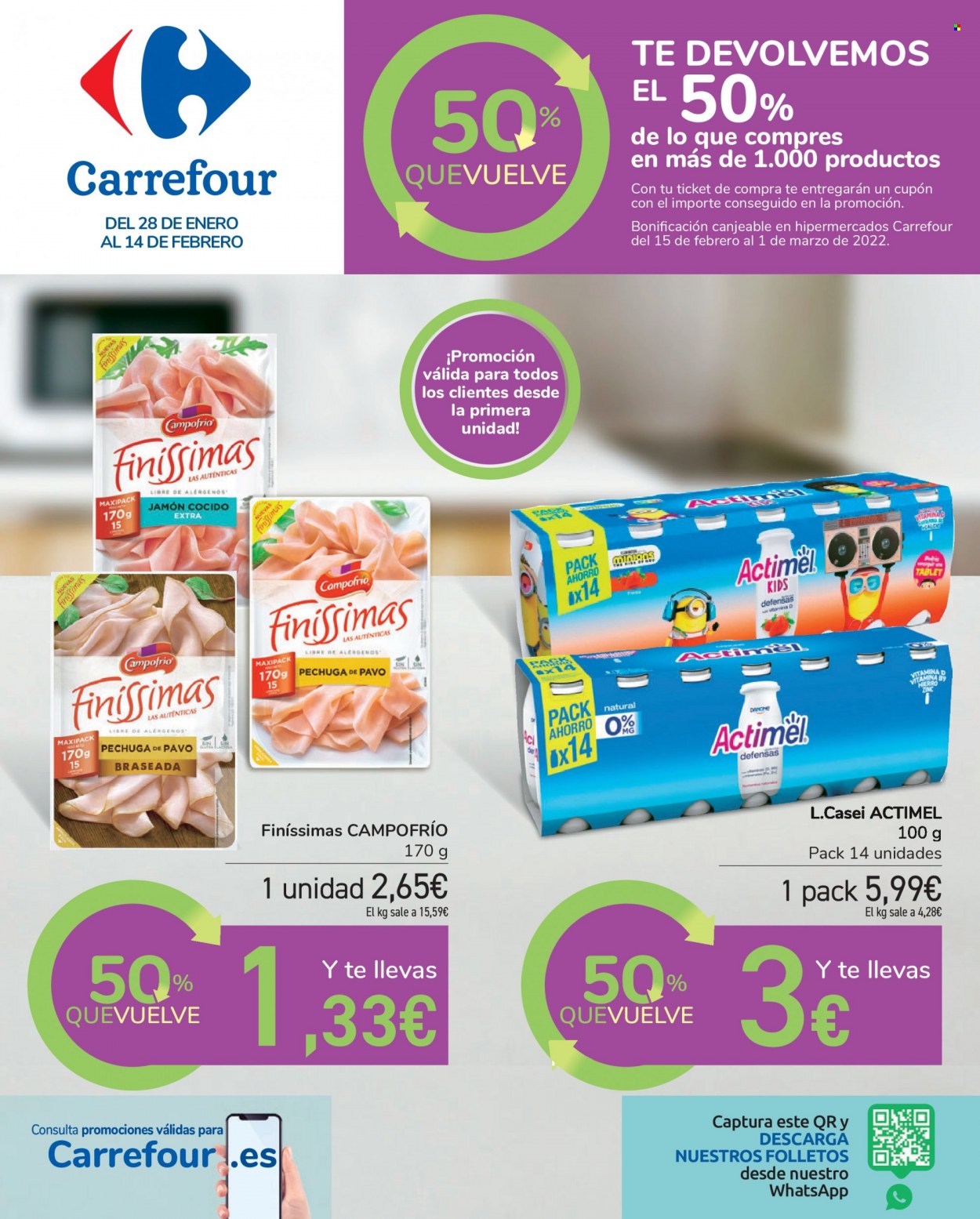 Folleto Carrefour - 28/01/22 - 14/02/22. Página 1
