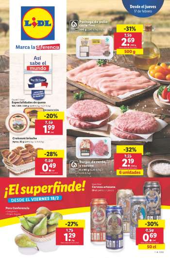 Folleto actual Lidl - 17/02/22 - 23/02/22.