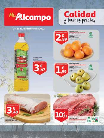 Folleto actual Alcampo - 16/02/22 - 28/02/22.