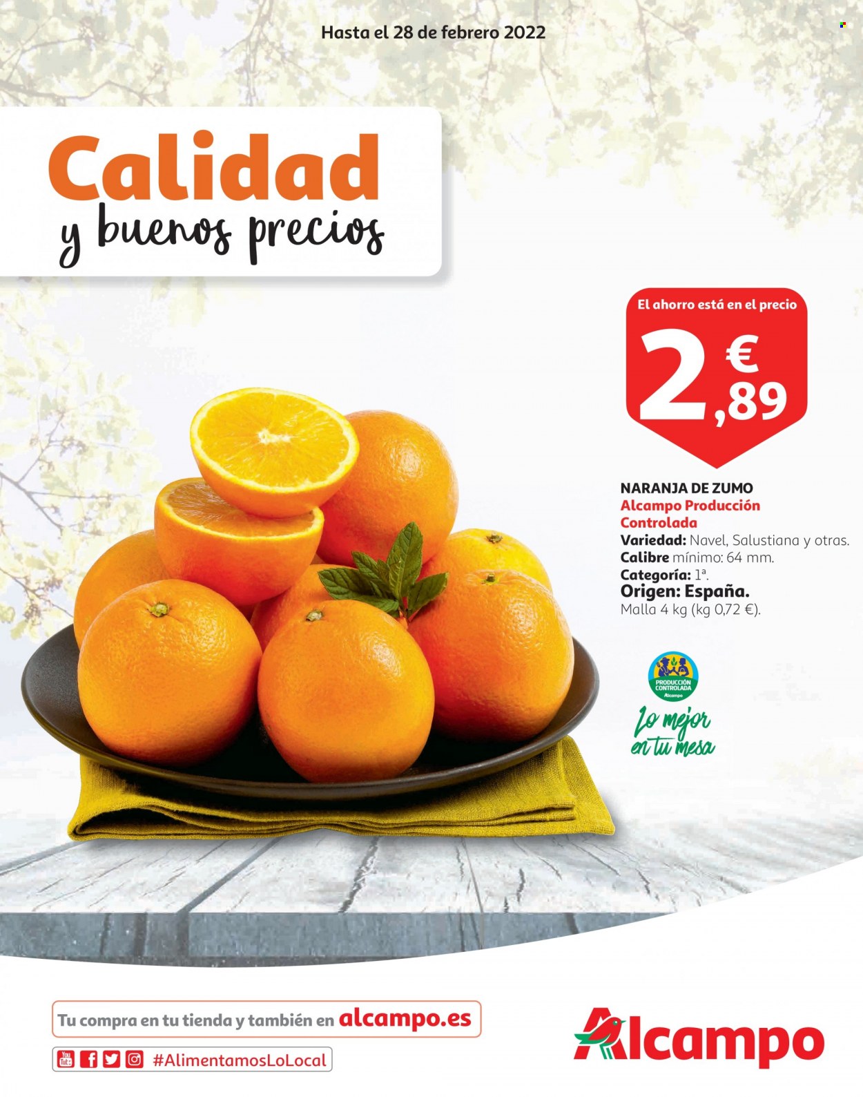 Folleto Alcampo - 16/02/22 - 28/02/22. Página 1