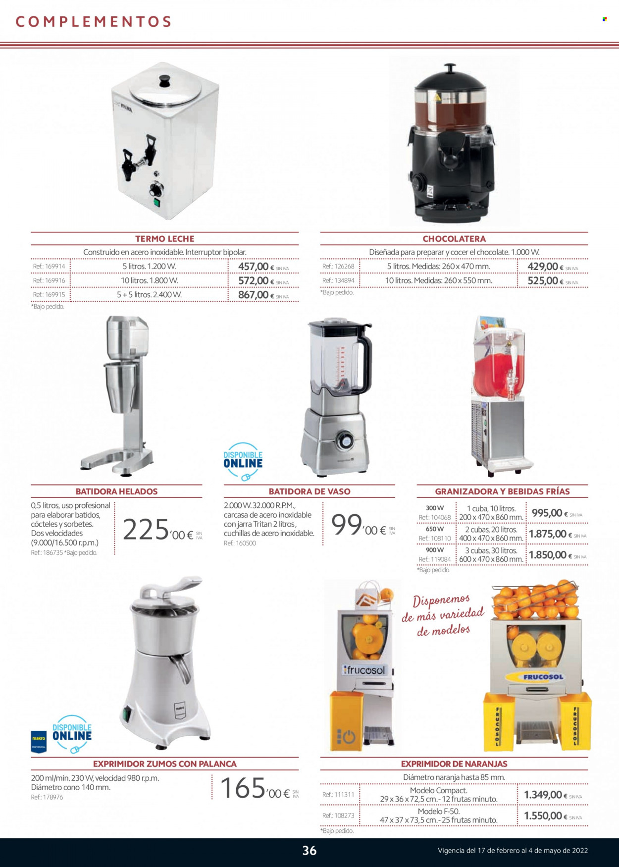 Folleto Makro - 17/02/22 - 04/05/22. Página 36