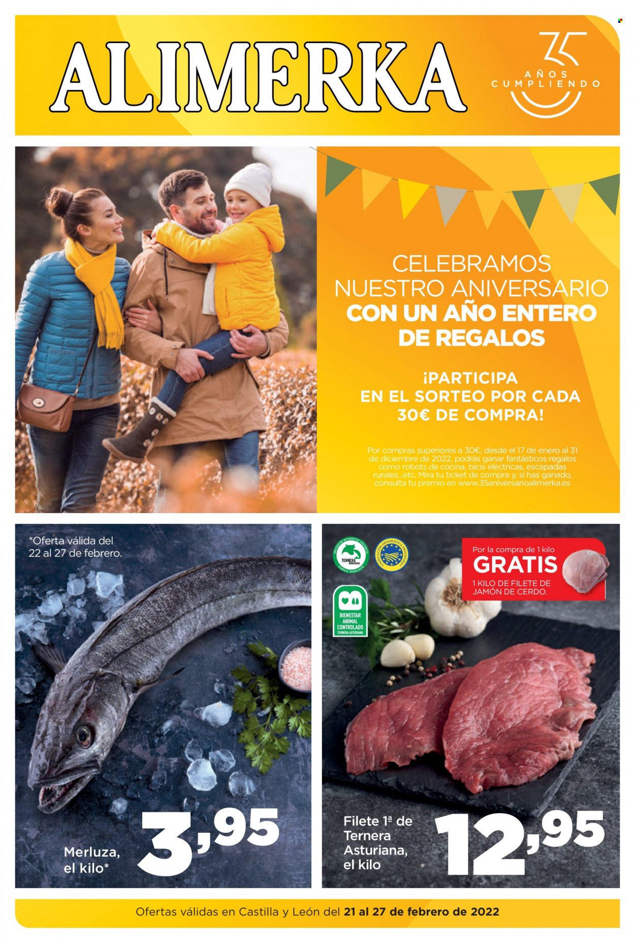 Folleto Alimerka - 21/02/22 - 27/02/22. Página 1