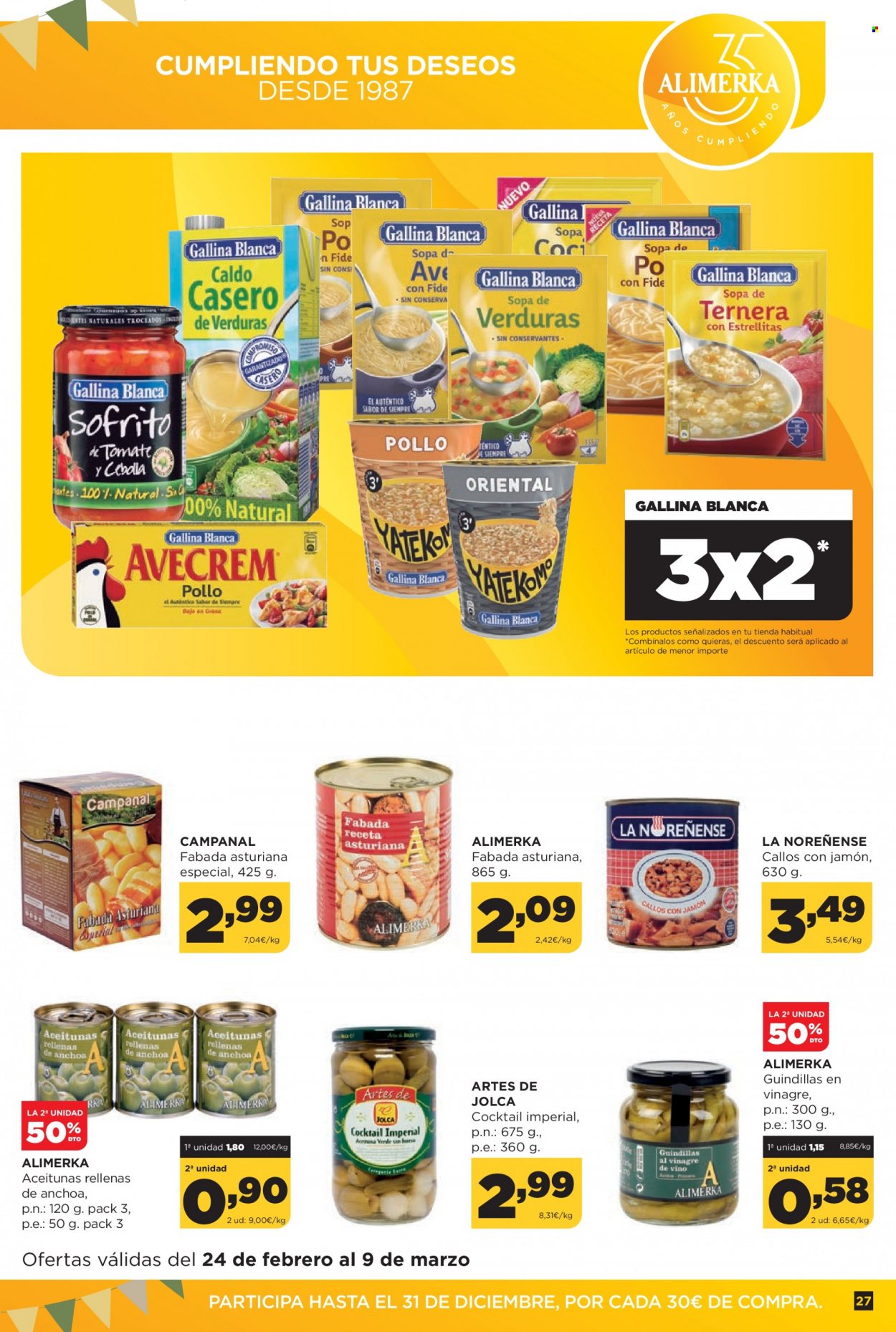 Folleto Alimerka - 24/02/22 - 09/03/22. Página 27