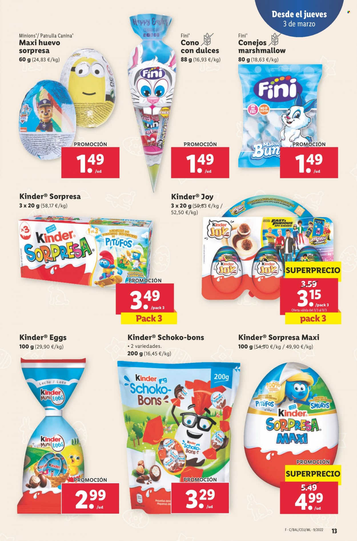 Folleto Lidl - 03/03/22 - 09/03/22. Página 13