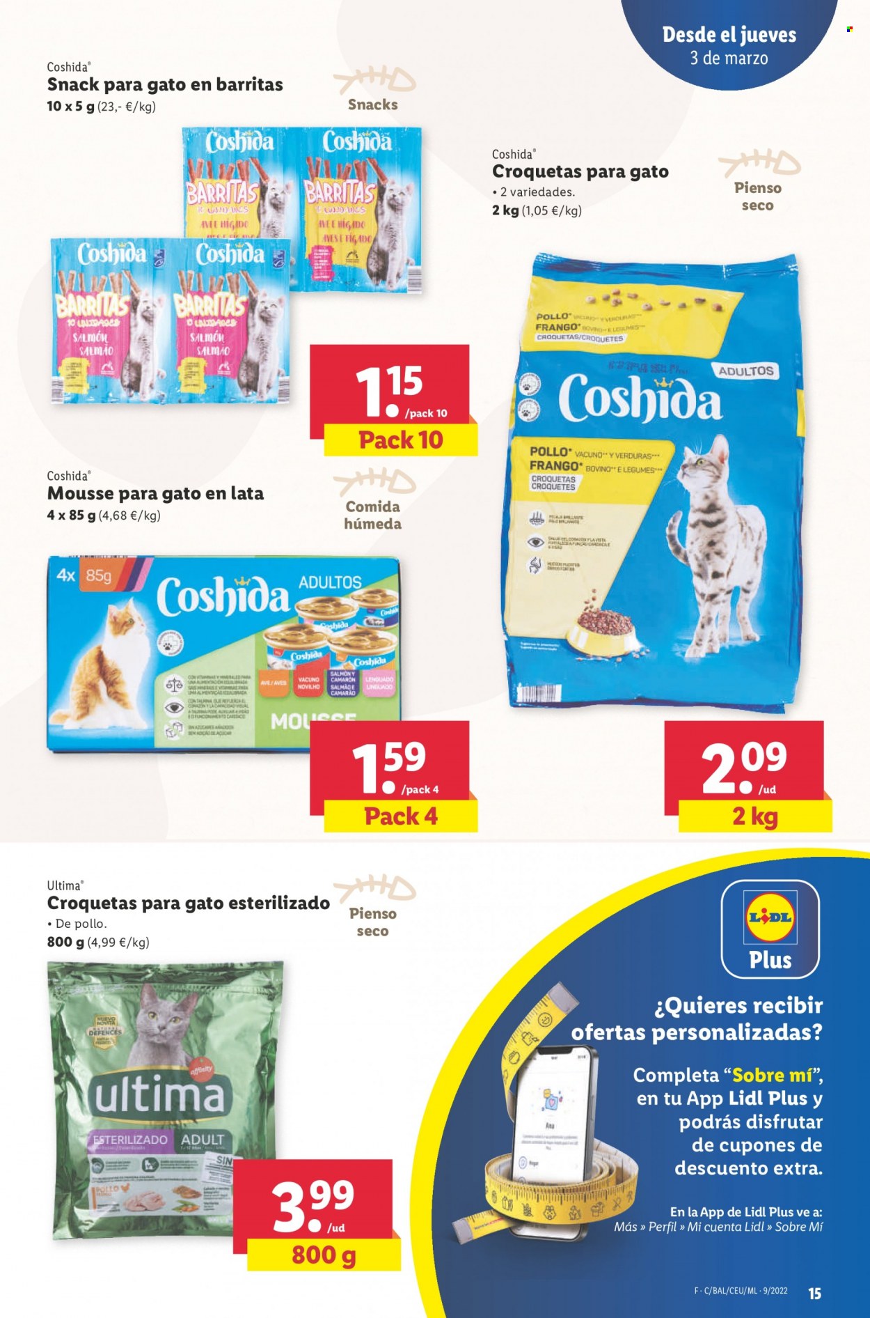 Folleto Lidl - 03/03/22 - 09/03/22. Página 15