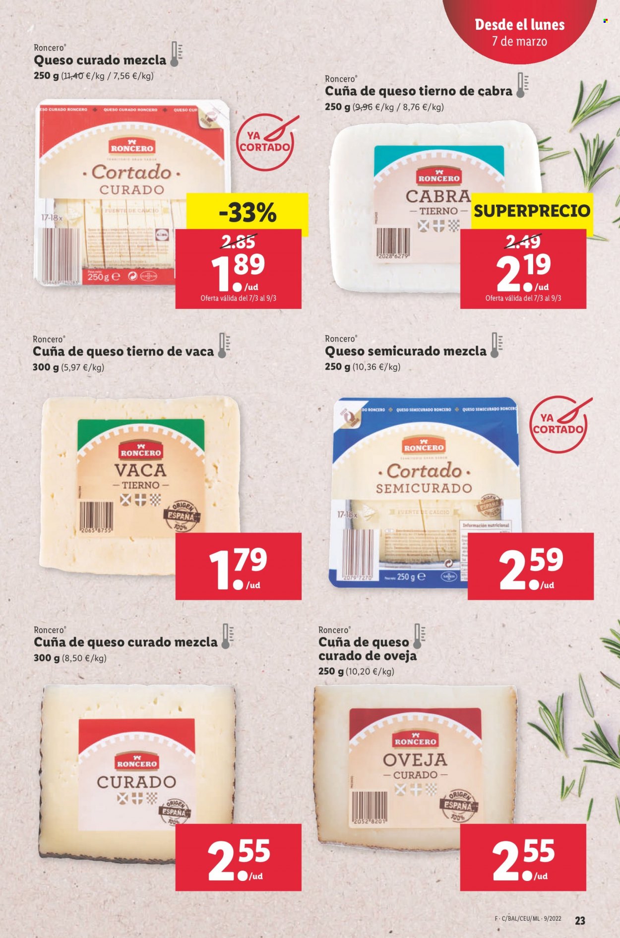Folleto Lidl - 03/03/22 - 09/03/22. Página 23