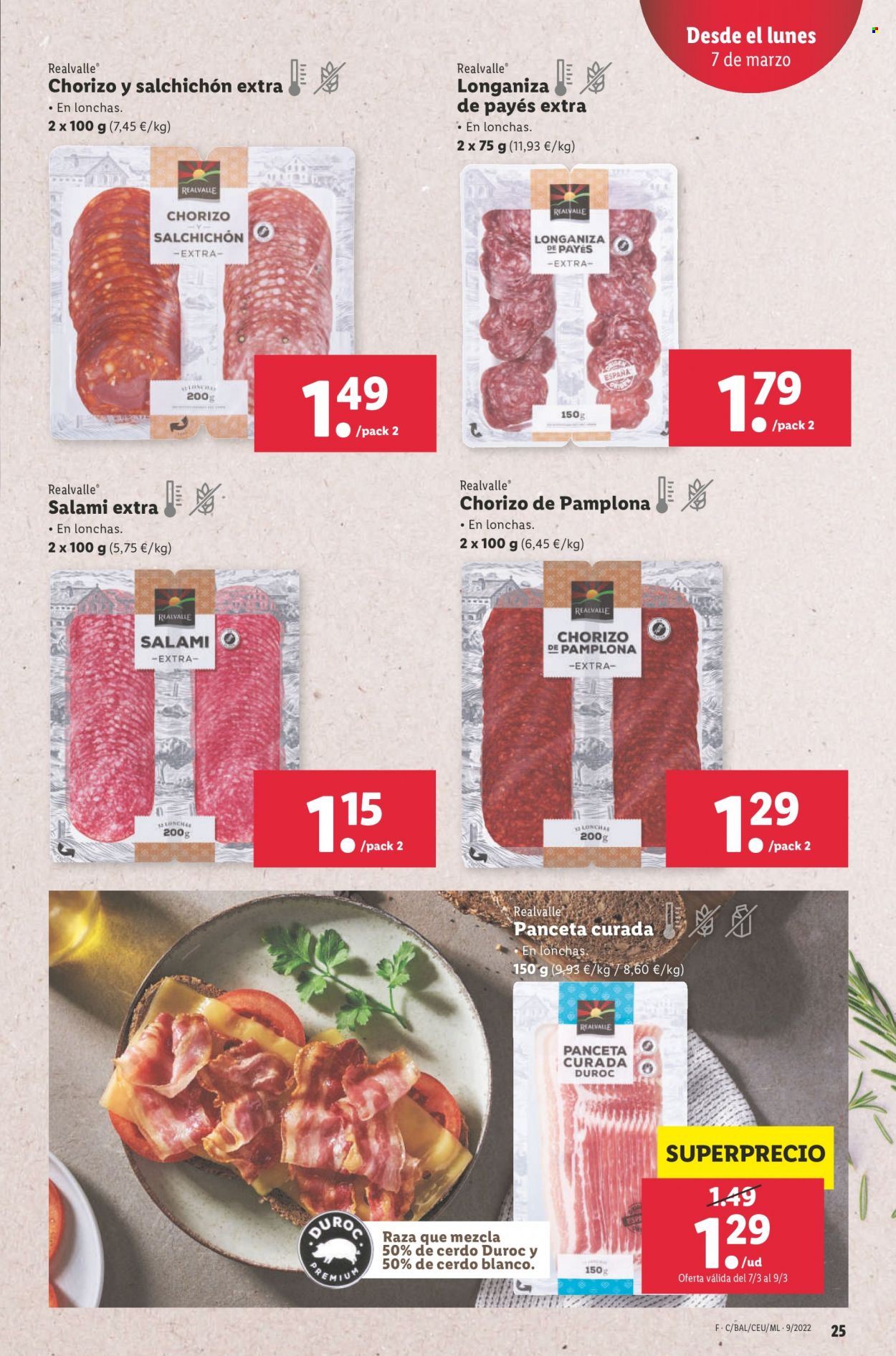 Folleto Lidl - 03/03/22 - 09/03/22. Página 25