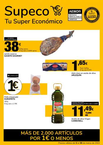 Folleto actual Supeco - 03/03/22 - 30/03/22.