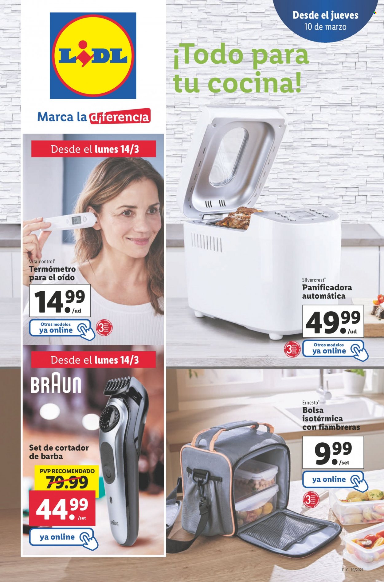 Folleto Lidl - 10/03/22 - 16/03/22. Página 1