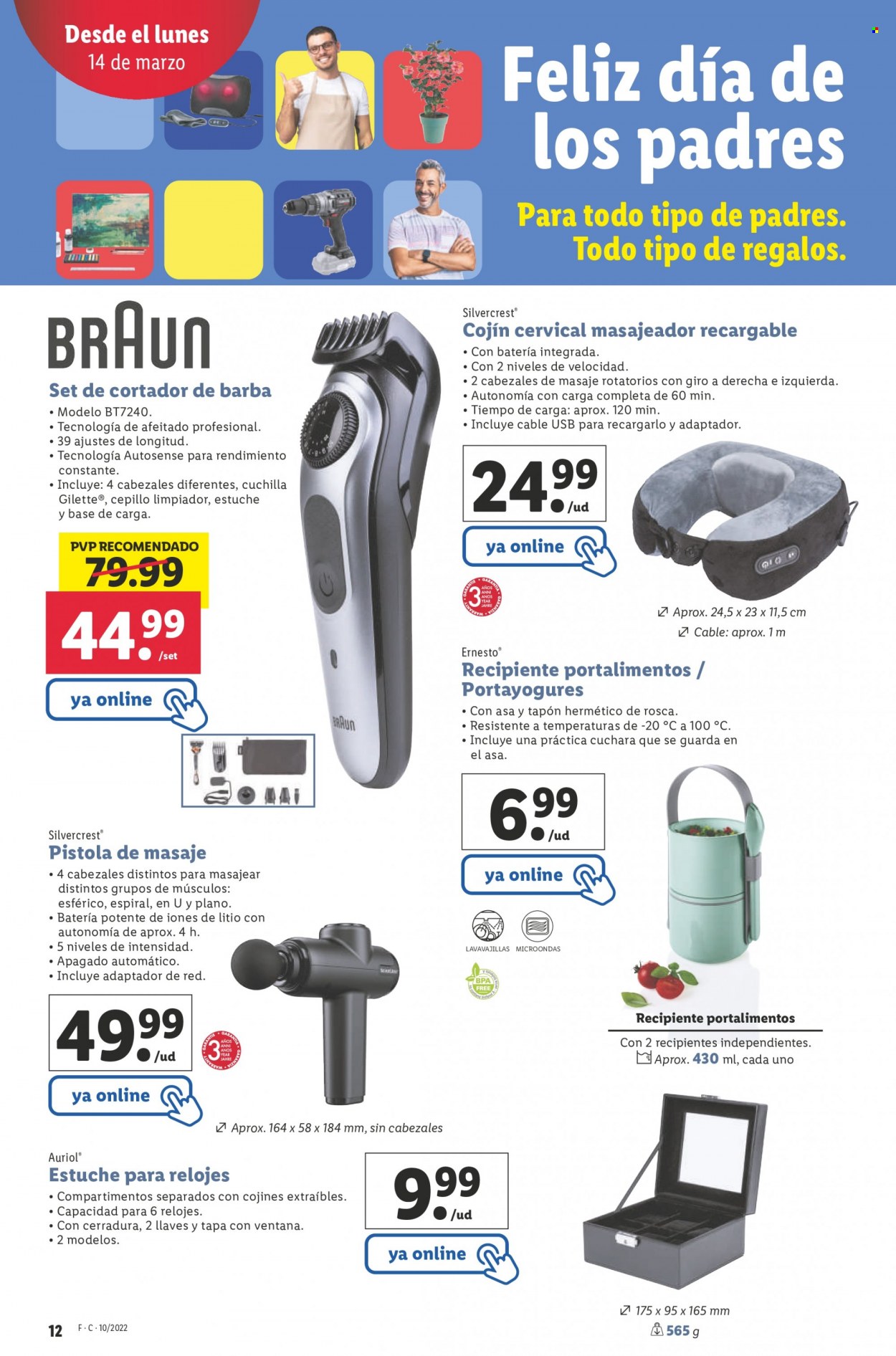 Folleto Lidl - 10/03/22 - 16/03/22. Página 12