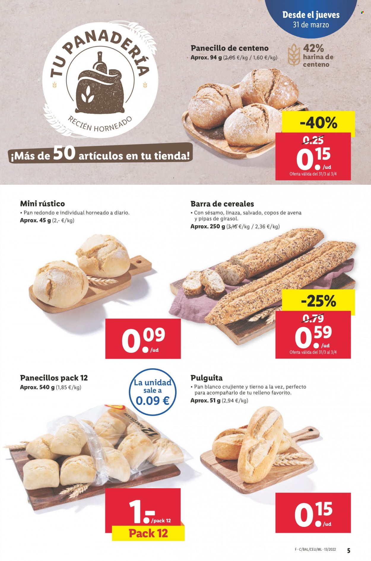 Folleto Lidl - 31/03/22 - 06/04/22. Página 5