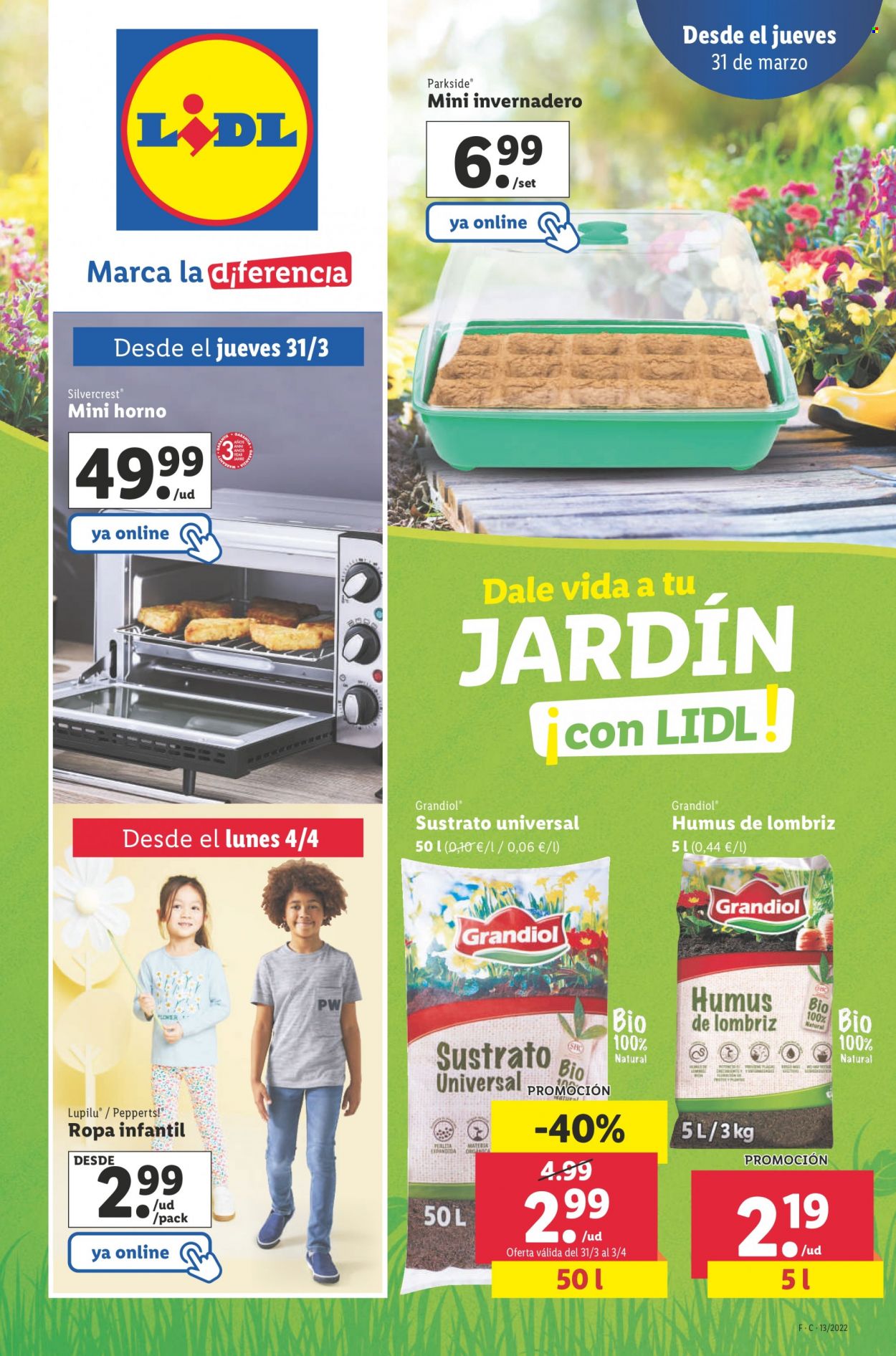 Folleto Lidl - 31/03/22 - 06/04/22. Página 1