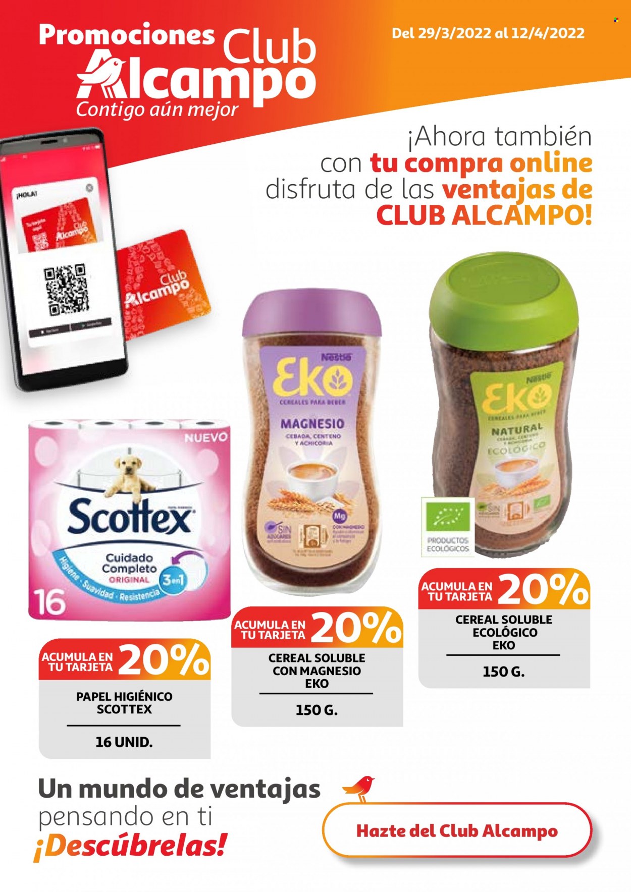 Folleto Alcampo - 29/03/22 - 12/04/22. Página 1