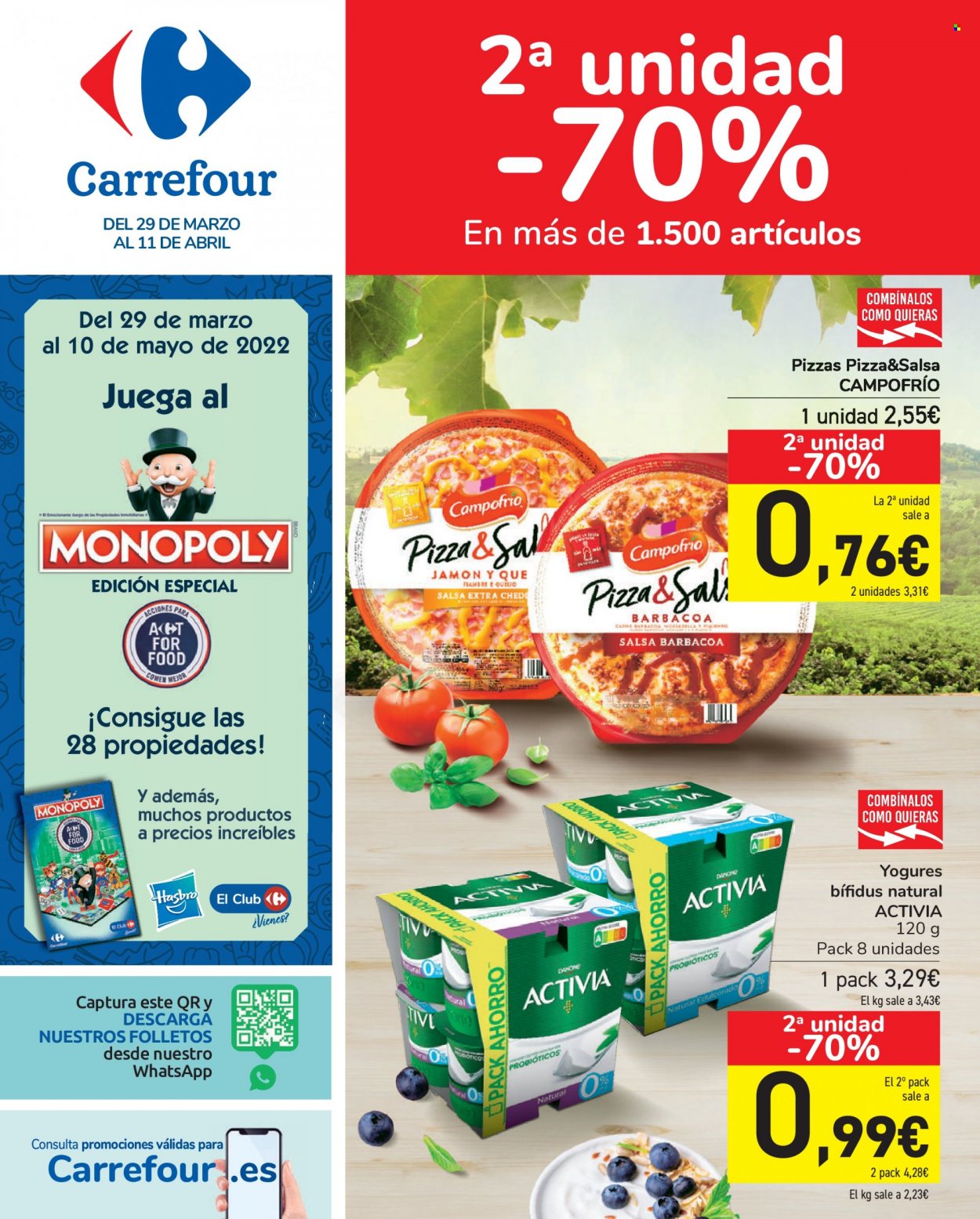 Folleto Carrefour - 29/03/22 - 11/04/22. Página 1