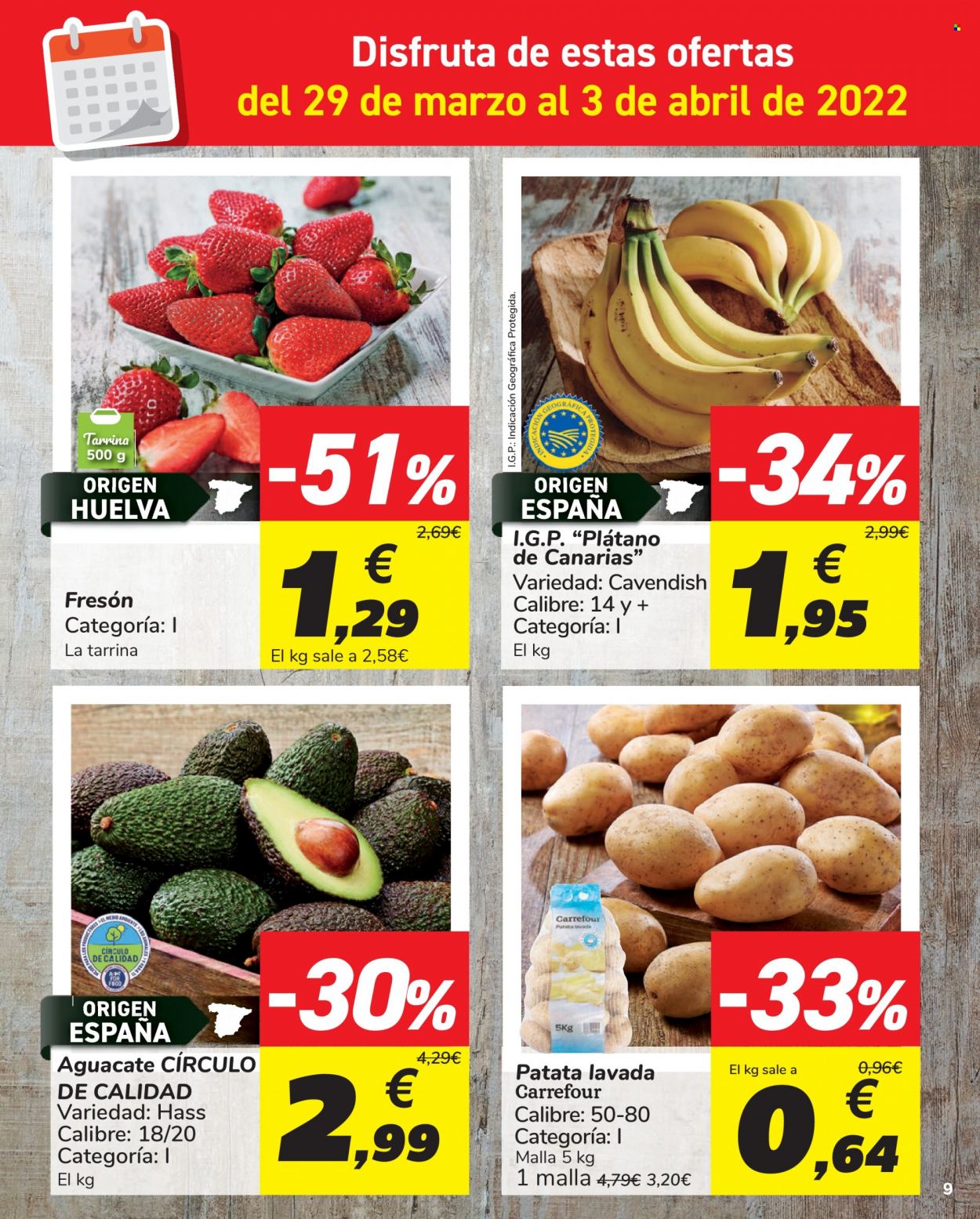 Folleto Carrefour - 29/03/22 - 11/04/22. Página 9