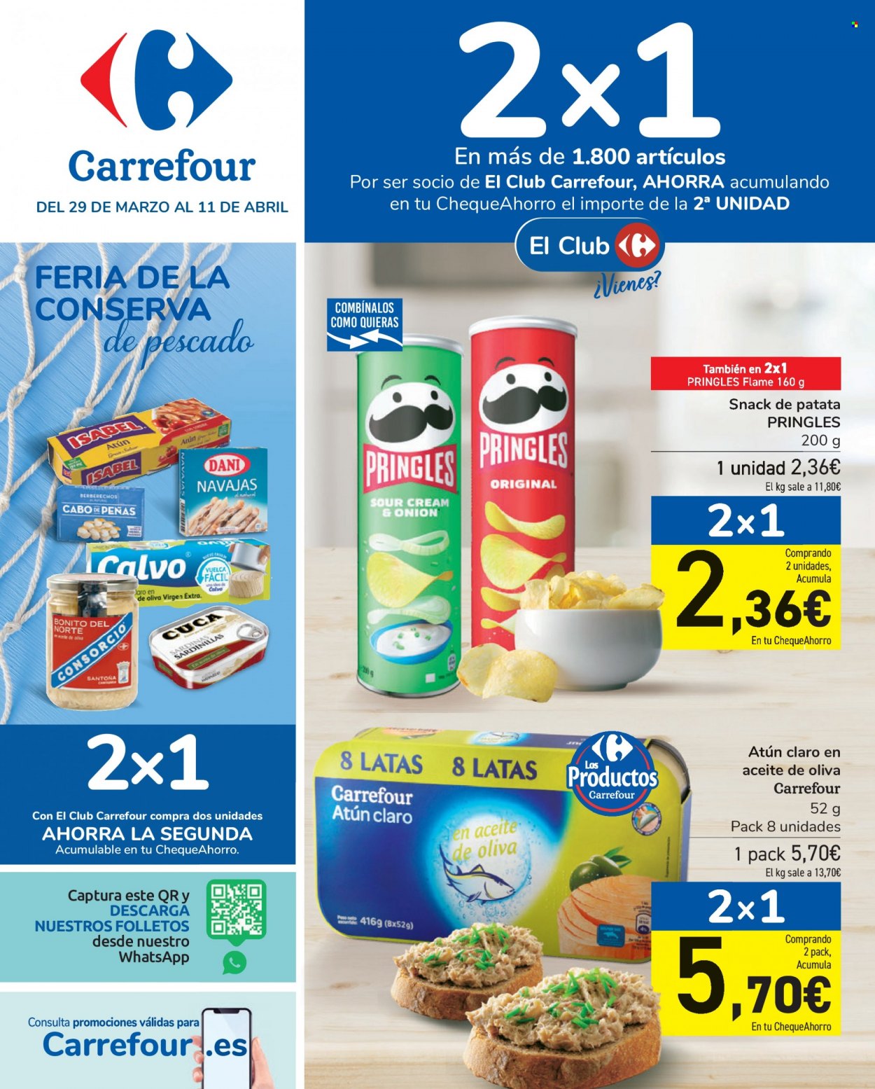 Folleto Carrefour - 29/03/22 - 11/04/22. Página 1