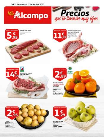 Folleto actual Alcampo - 31/03/22 - 17/04/22.