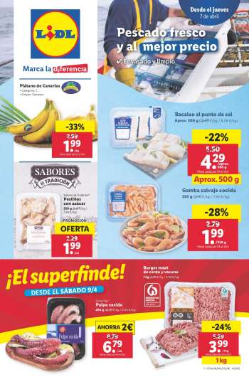 Folleto actual Lidl - 07/04/22 - 13/04/22.