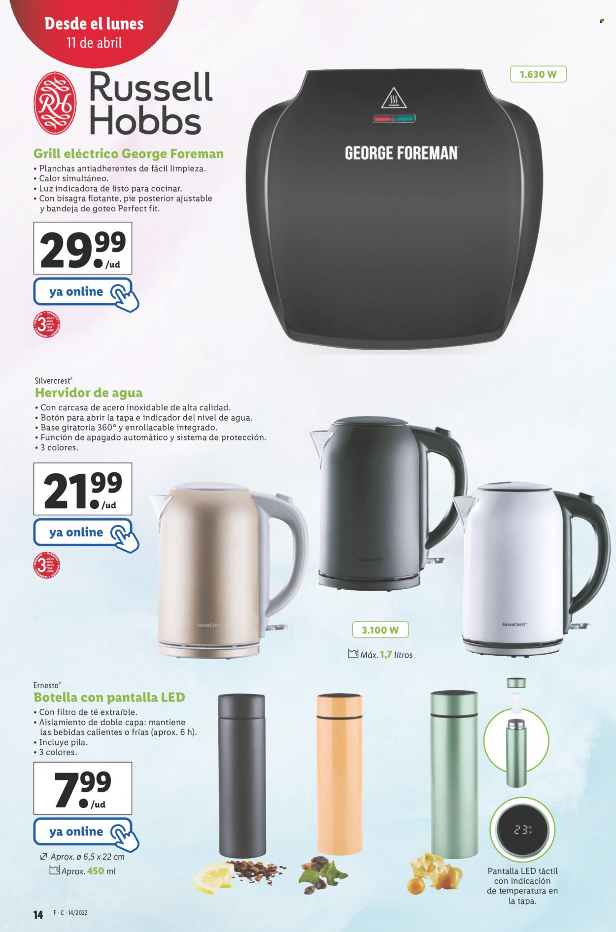 Folleto Lidl - 07/04/22 - 13/04/22. Página 14