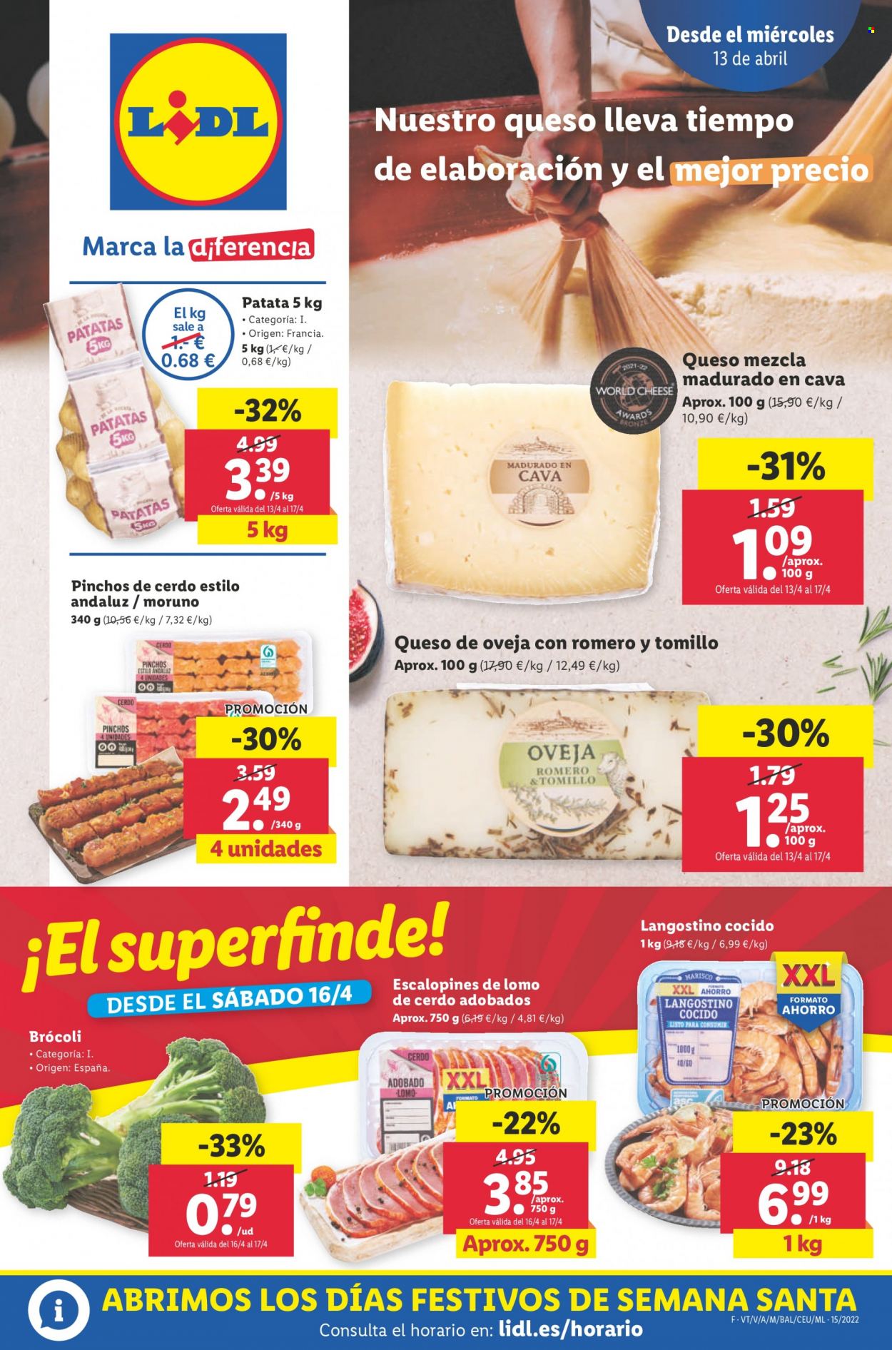 Folleto Lidl - 13/04/22 - 20/04/22. Página 1