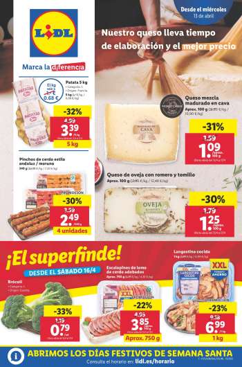 Folleto actual Lidl - 13/04/22 - 19/04/22.