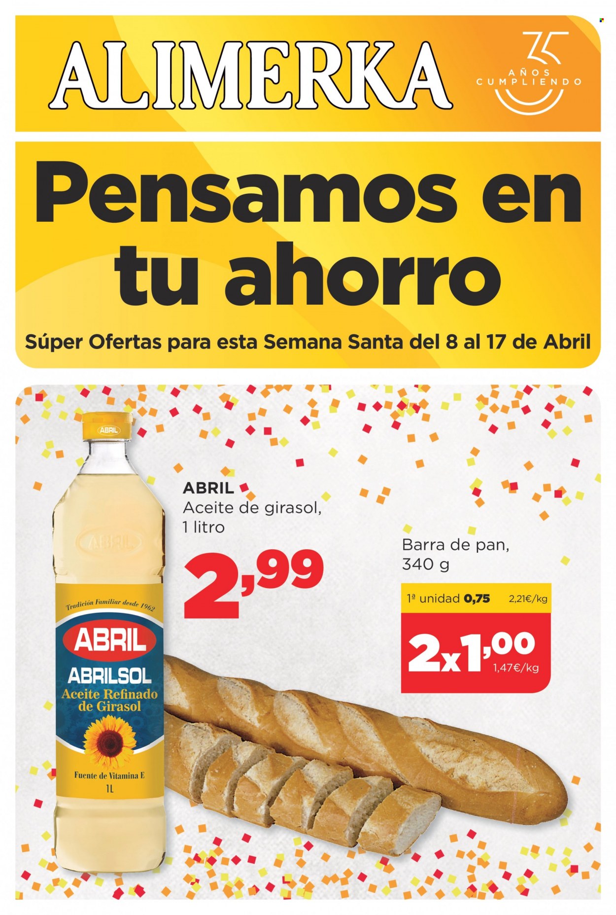 Folleto Alimerka - 08/04/22 - 17/04/22. Página 1