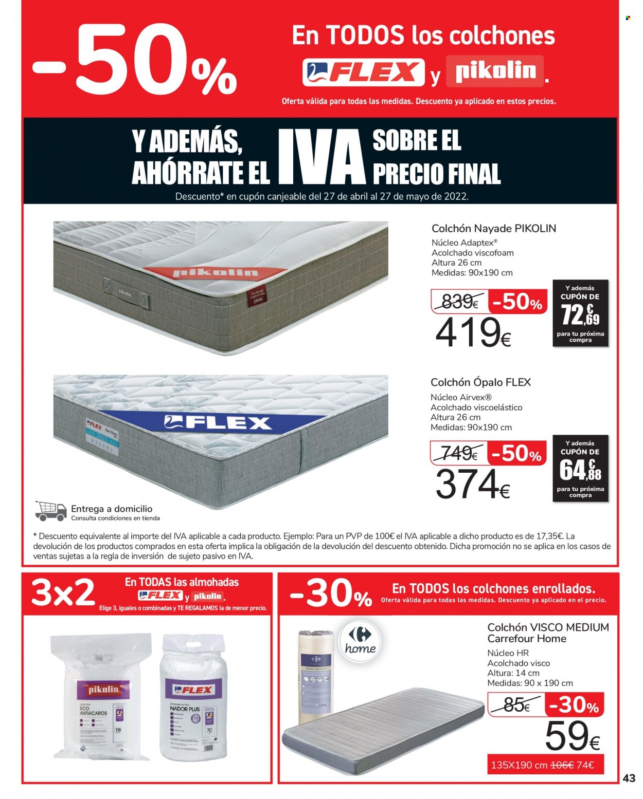 Folleto Carrefour - 12/04/22 - 26/04/22. Página 43