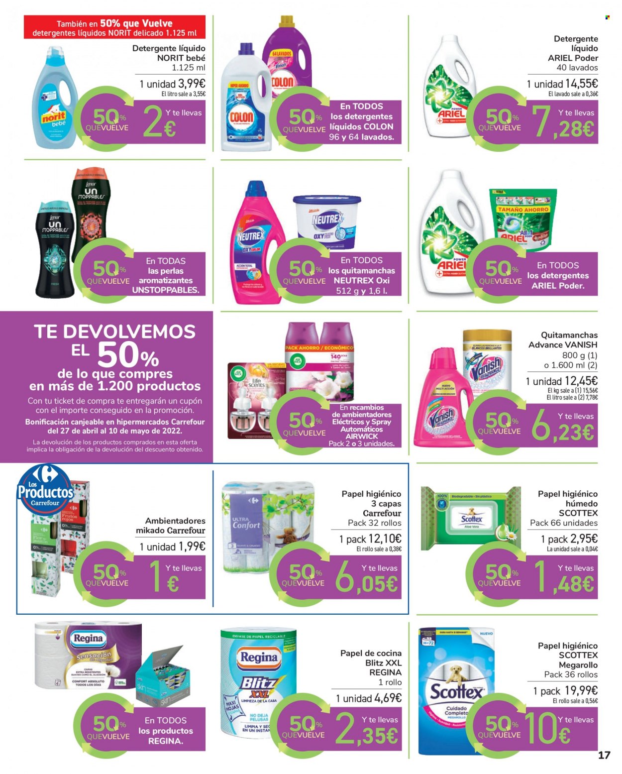 Folleto Carrefour - 12/04/22 - 26/04/22. Página 17