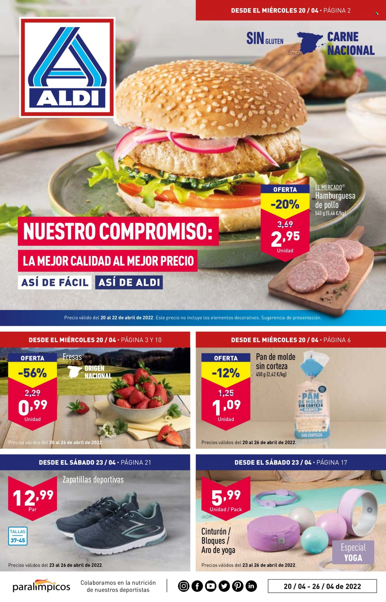 Folleto Aldi - 20/04/22 - 26/04/22. Página 1