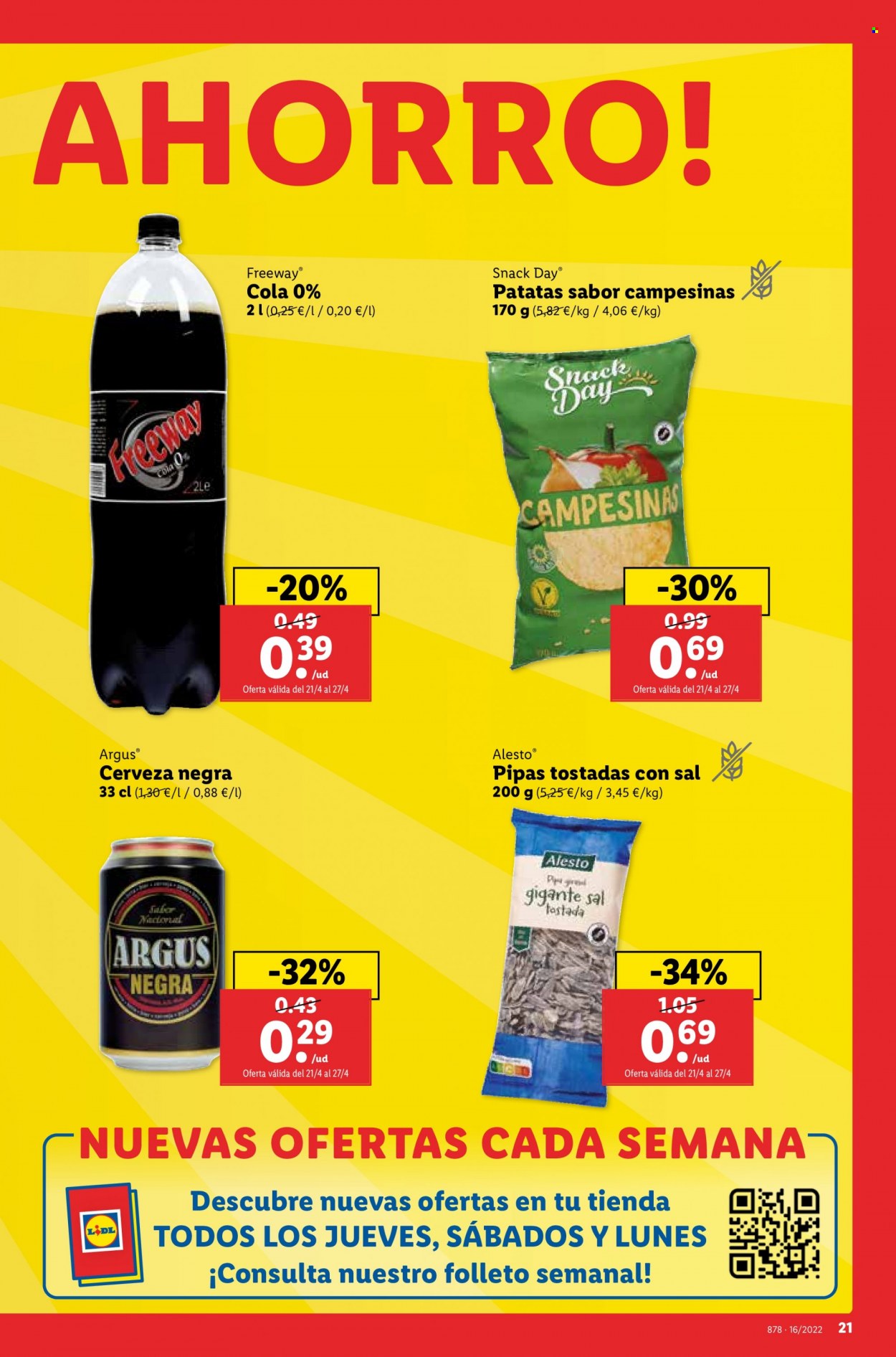 Folleto Lidl - 21/04/22 - 27/04/22. Página 21