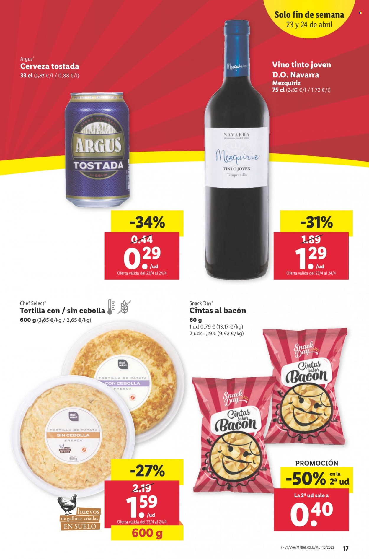 Folleto Lidl - 21/04/22 - 27/04/22. Página 17