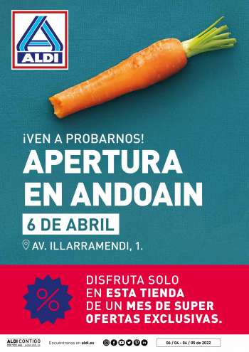 Folleto actual Aldi - 06/04/22 - 04/05/22.