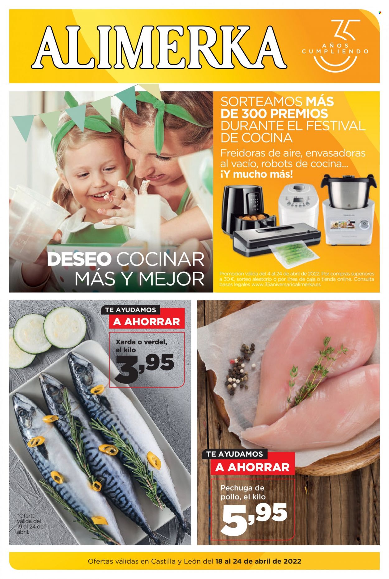Folleto Alimerka - 18/04/22 - 24/04/22. Página 1