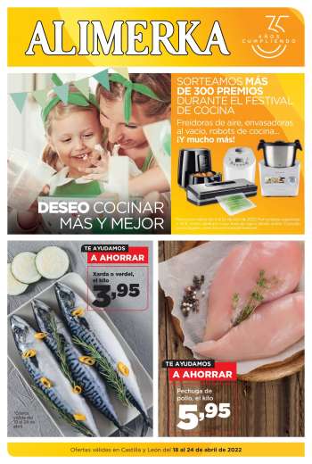 Folleto actual Alimerka - 18/04/22 - 24/04/22.