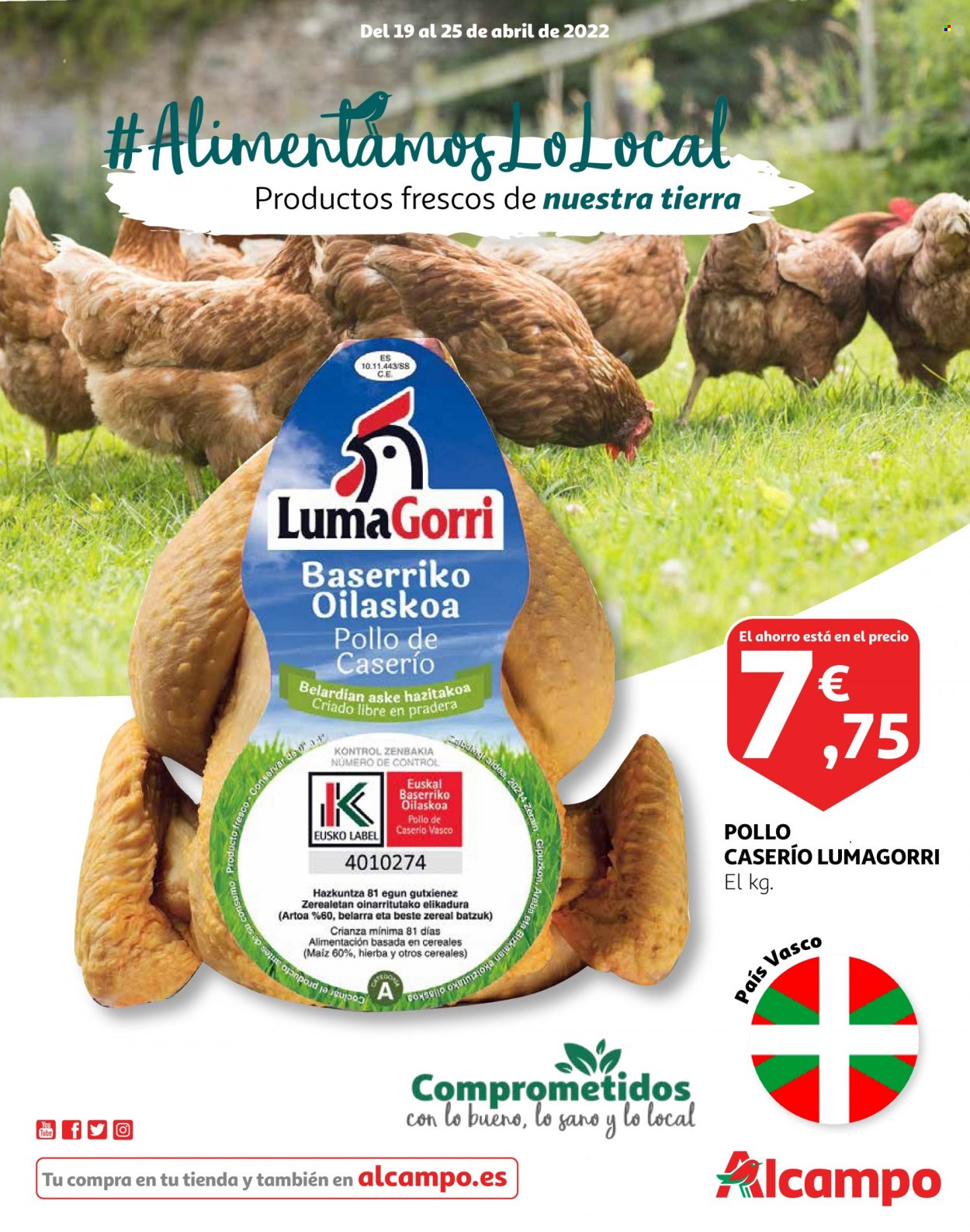 Folleto Alcampo - 19/04/22 - 25/04/22. Página 1