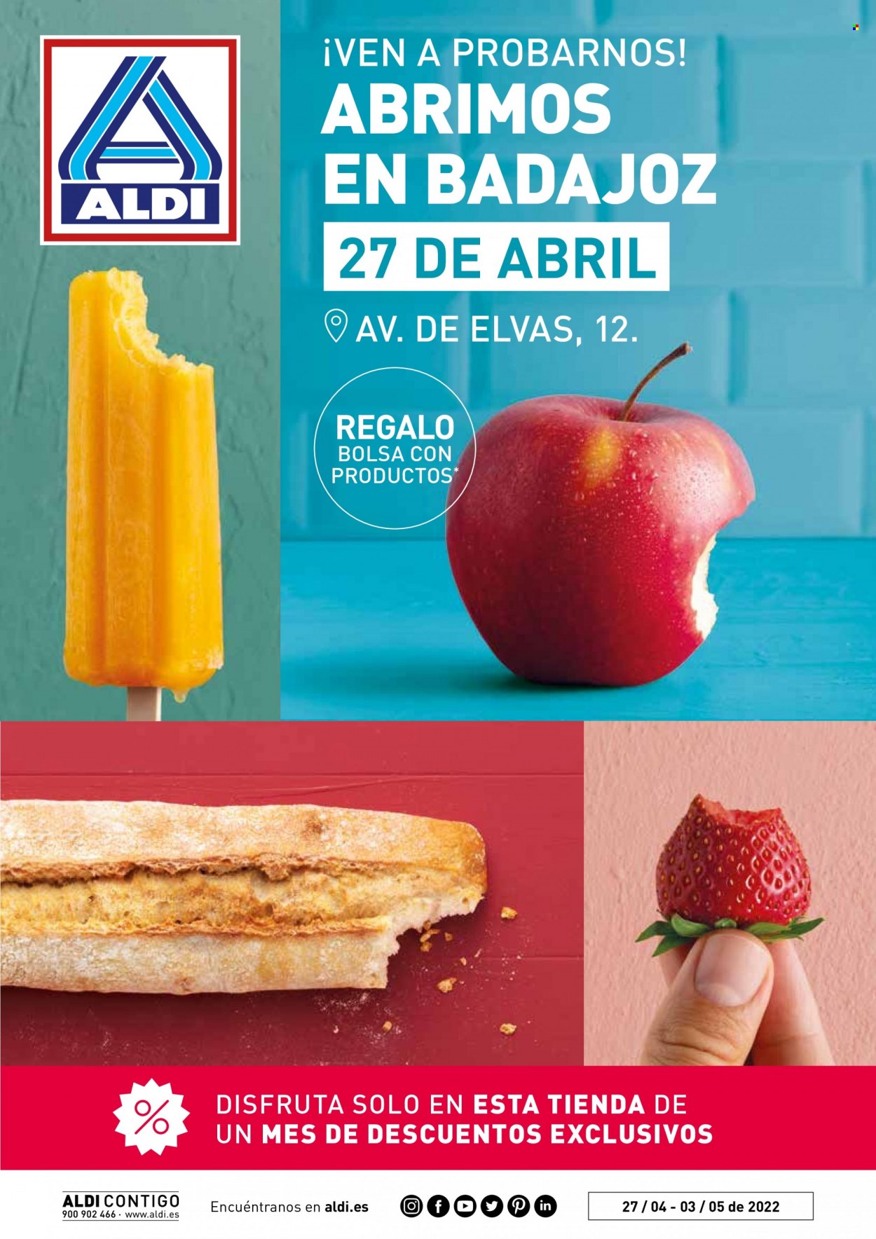 Folleto Aldi - 27/04/22 - 03/05/22. Página 1