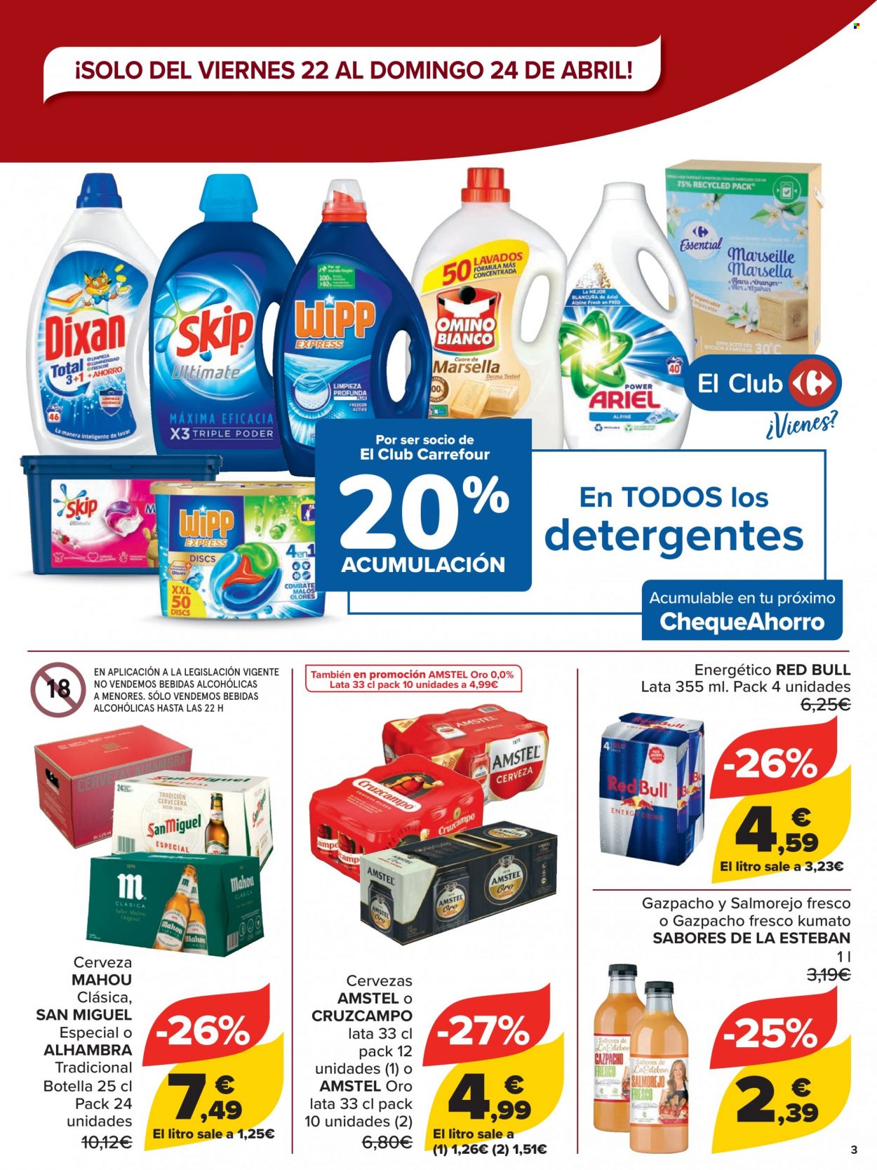 Folleto Carrefour - 22/04/22 - 24/04/22. Página 3