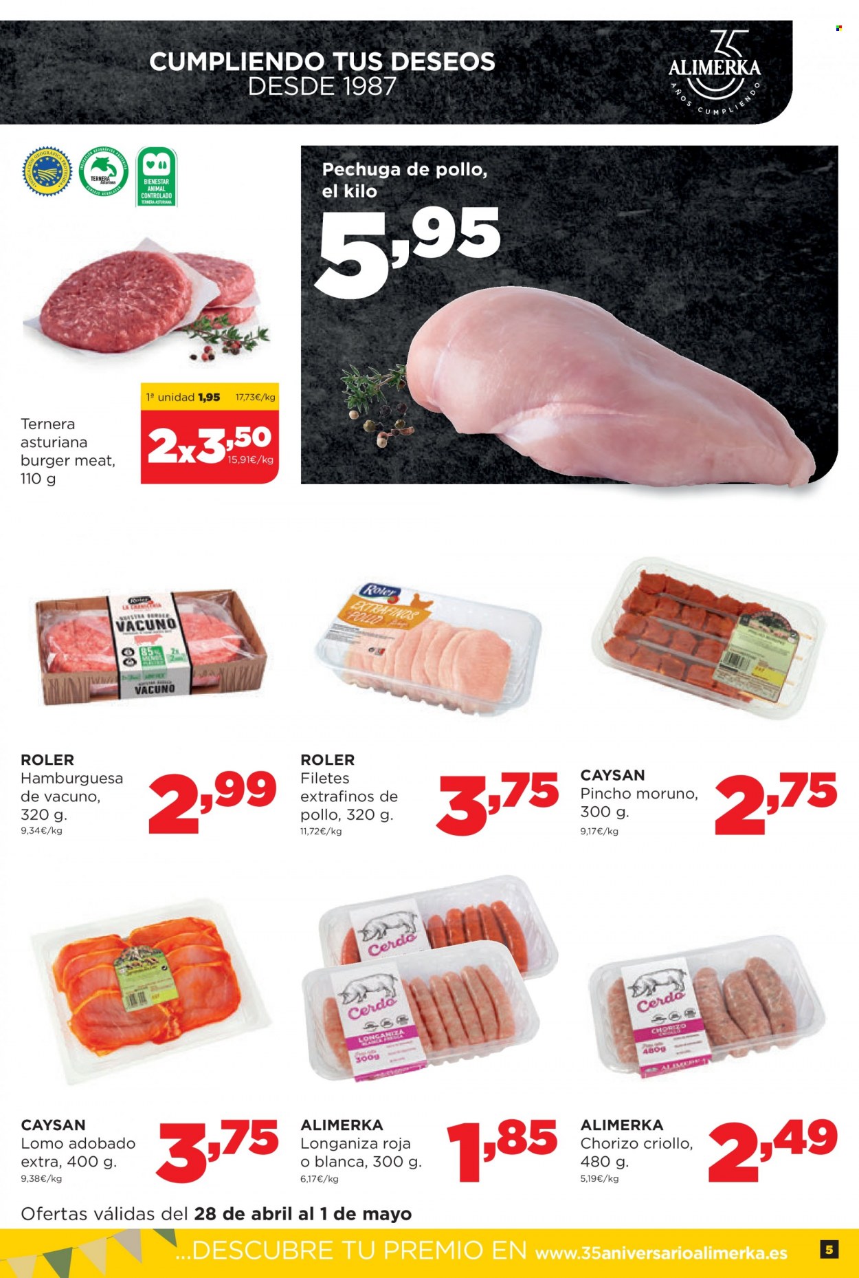 Folleto Alimerka - 28/04/22 - 11/05/22. Página 5