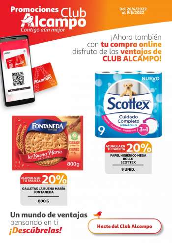 Folleto actual Alcampo - 26/04/22 - 09/05/22.