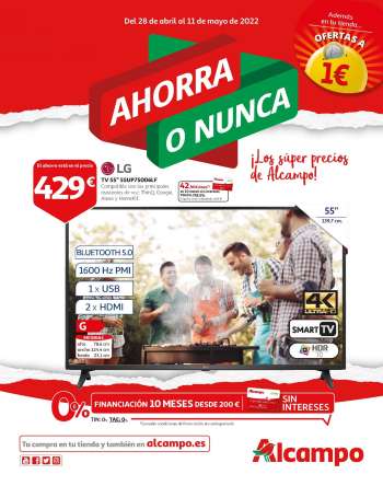 Folleto actual Alcampo - 28/04/22 - 11/05/22.