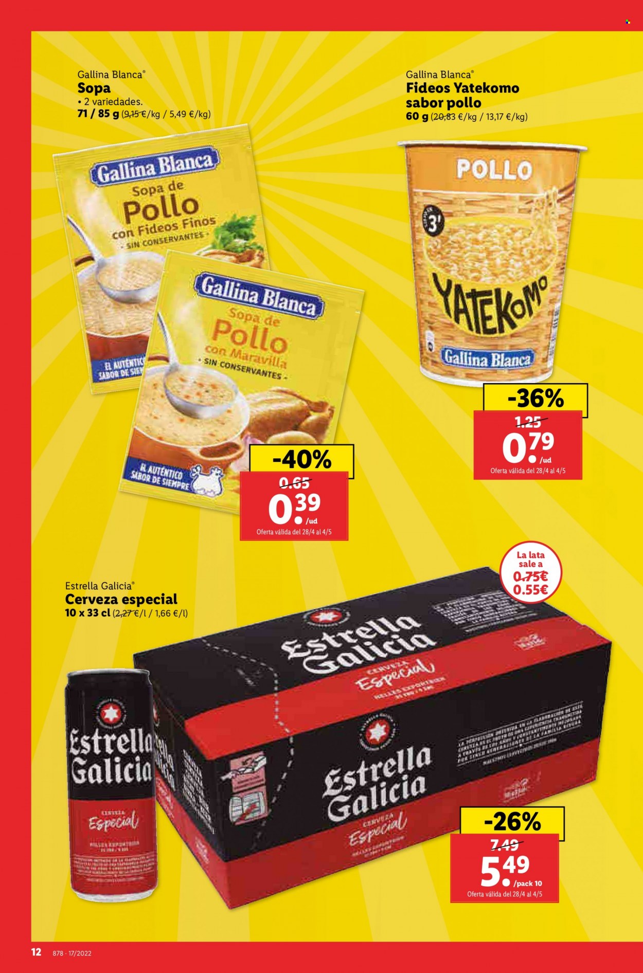 Folleto Lidl - 28/04/22 - 04/05/22. Página 12