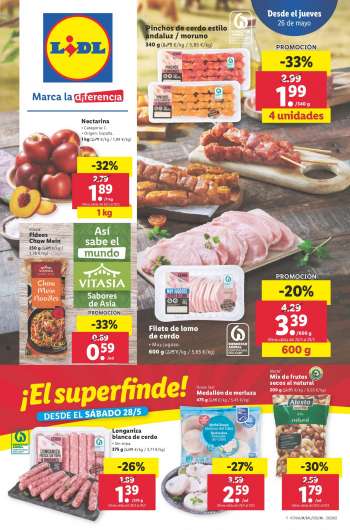 Folleto actual Lidl - 26/05/22 - 01/06/22.