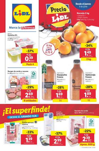 Folleto actual Lidl - 09/06/22 - 15/06/22.