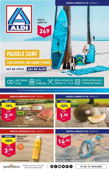 Folleto actual Aldi - 15/06/22 - 21/06/22.