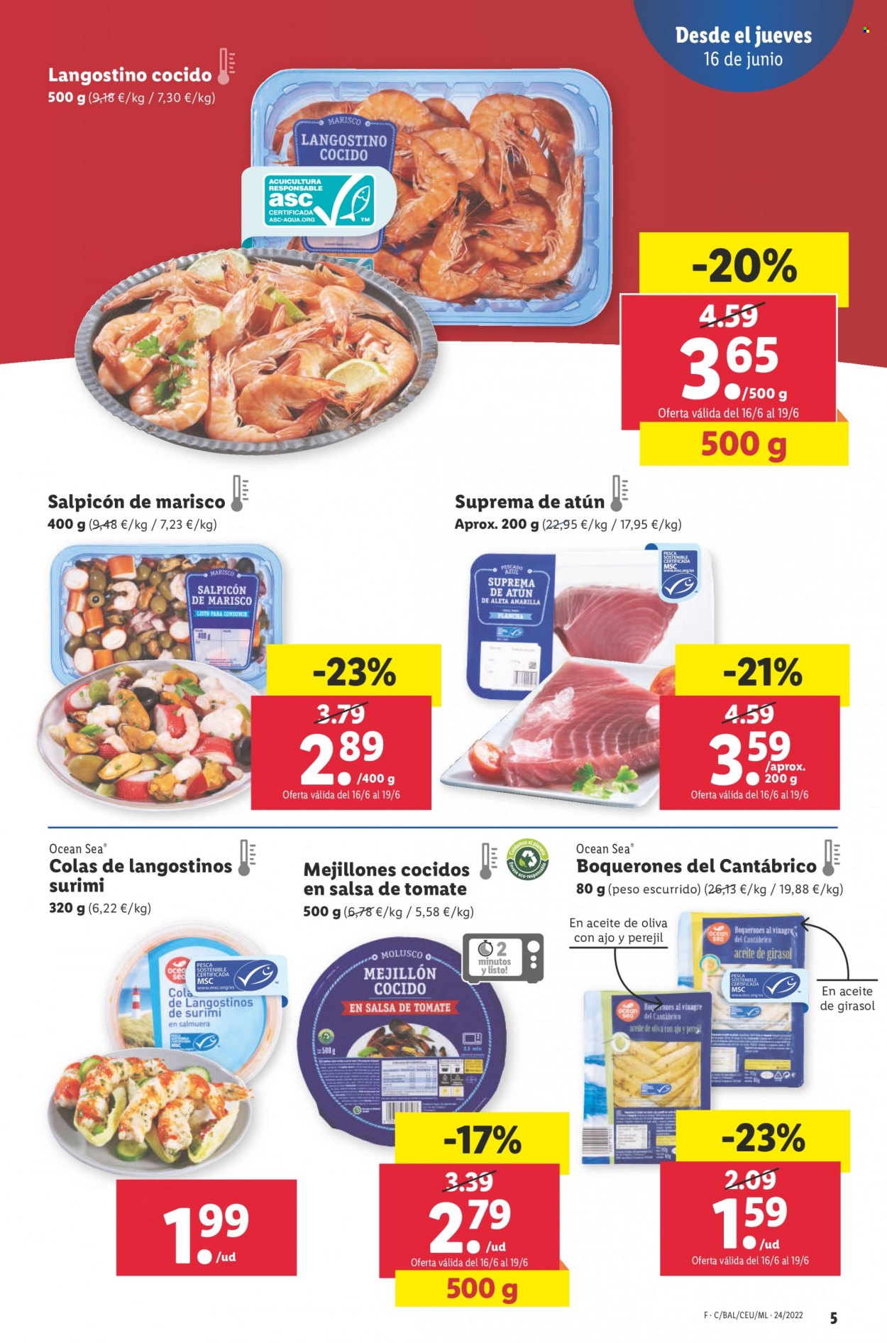 Folleto Lidl - 16/06/22 - 22/06/22. Página 5
