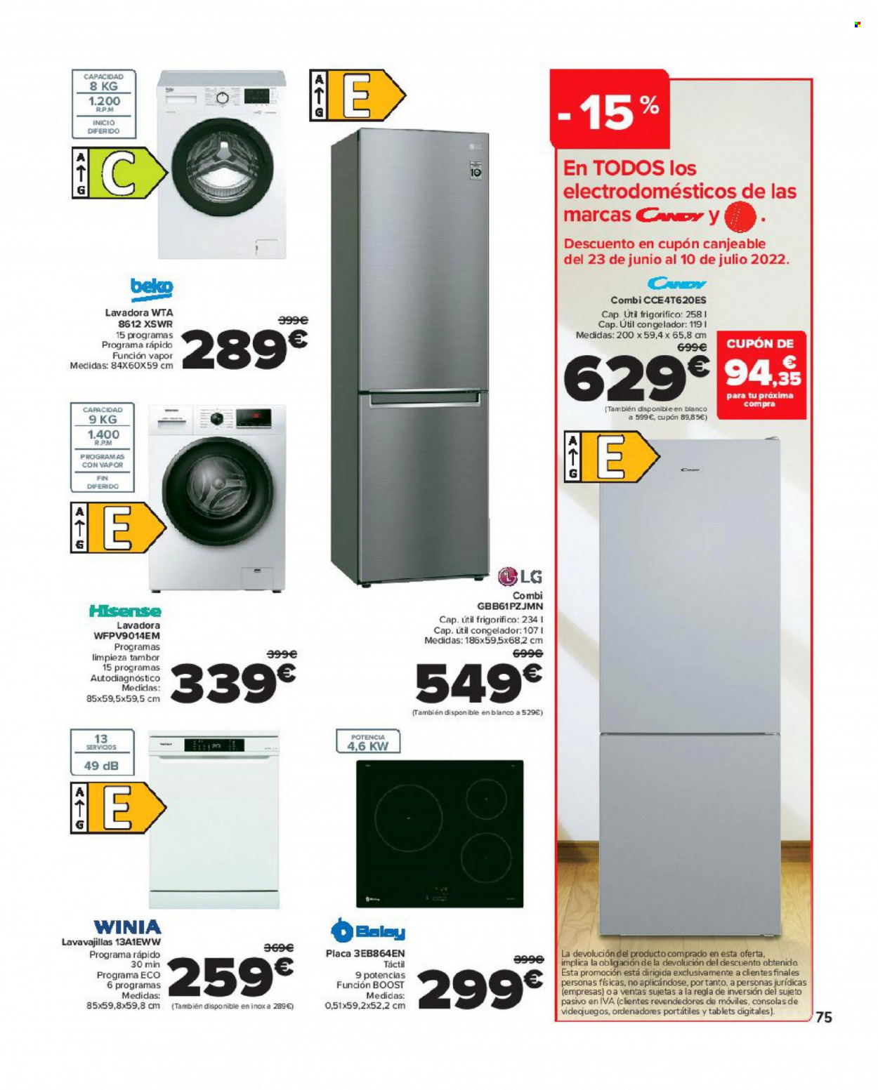 Folleto Carrefour - 10/06/22 - 22/06/22. Página 75