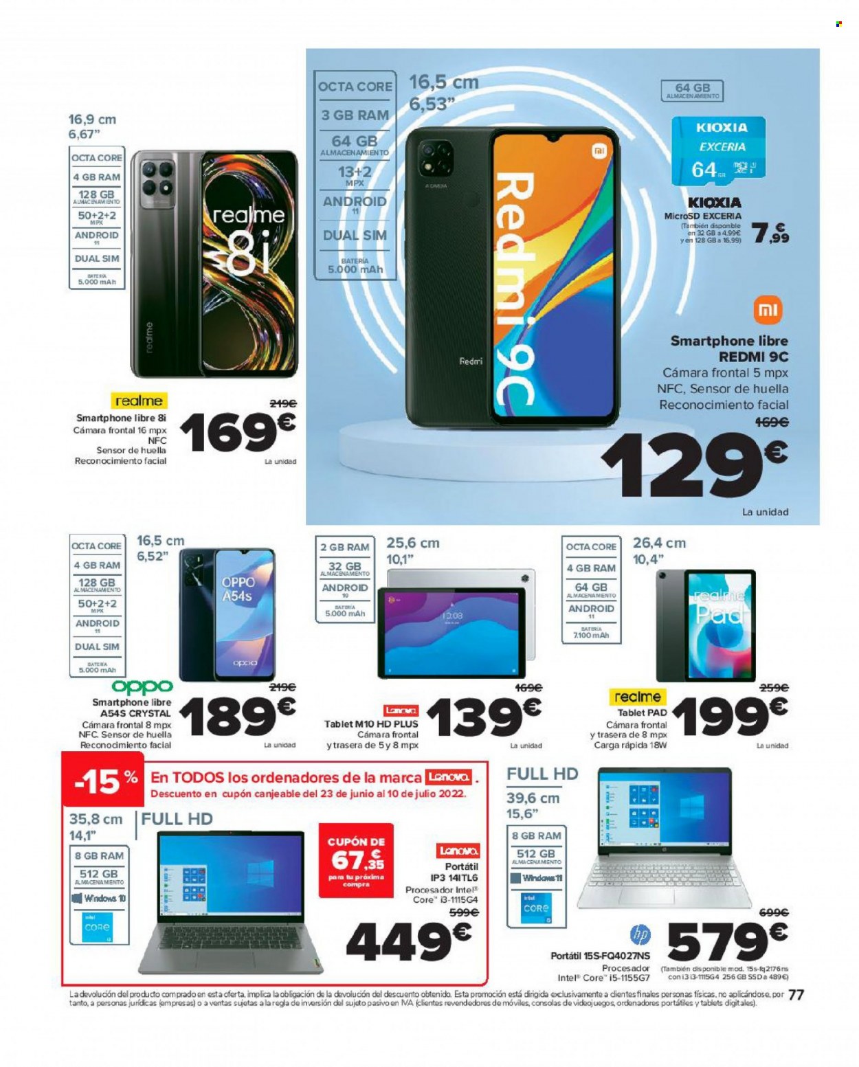 Folleto Carrefour - 10/06/22 - 22/06/22. Página 77