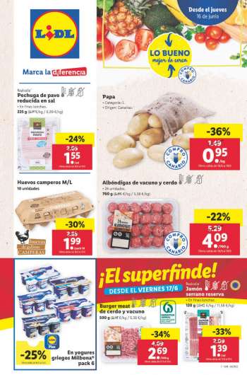 Folleto actual Lidl - 16/06/22 - 22/06/22.