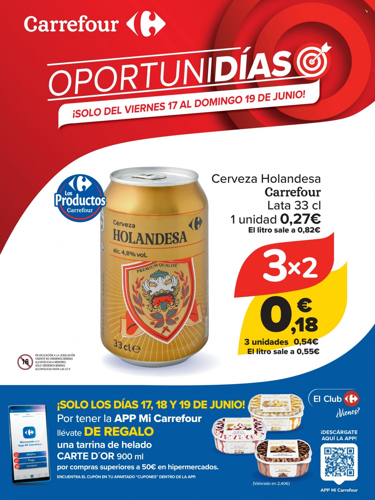 Folleto Carrefour - 17/06/22 - 19/06/22. Página 1