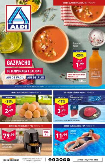 Folleto actual Aldi - 29/06/22 - 05/07/22.